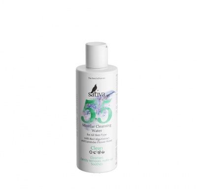 Sativa №55 Мицеллярная вода для очищения лица и снятия макияжа 150 мл