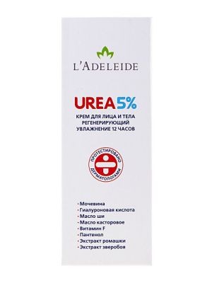 L'Adeleide крем для лица и тела "UREA 5%" 50 мл. 