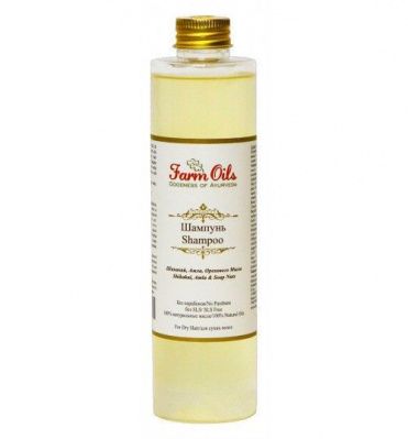 Farm Oils Шампунь Shikakai + Амла + Soapnut (Для сухих волос) 250 гр.