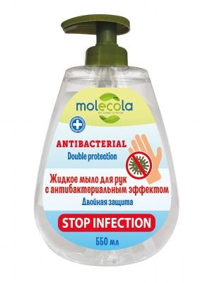 MOLECOLA Мыло жидкое для рук с антибактериальным эффектом, 550мл.